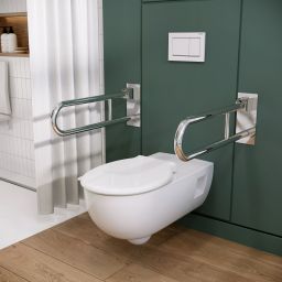 Geberit Selnova Comfort miska WC wisząca bez kołnierza dla niepełnosprawnych biały połysk 500.693.01.7