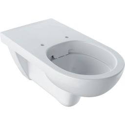 Geberit Selnova Comfort miska WC wisząca bez kołnierza dla niepełnosprawnych biały połysk 501.046.00.7