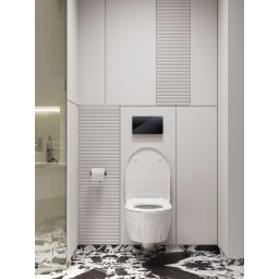 Geberit iCon miska WC wisząca bez kołnierza biały połysk z deską wolnoopadającą 503.232.00.1