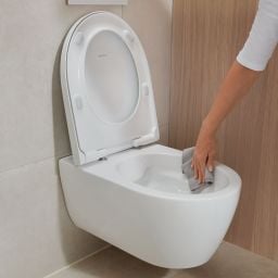 Geberit iCon miska WC wisząca Rimfree z deską sedesową biała 501.664.00.1