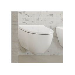 Geberit Acanto miska WC wisząca bez kołnierza ze spłukiwaniem wirowym biały połysk 502.717.00.8