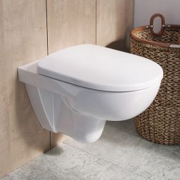 Geberit Selnova zestaw miska WC wisząca Rimfree z deską sedesową wolnoopadającą biały 501.751.00.1