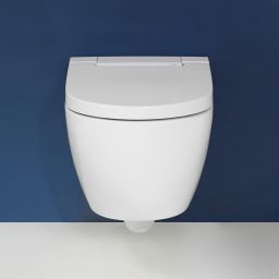 Geberit AquaClean Alba toaleta myjąca wisząca bez kołnierza spłukiwanie wirowe biała 146.350.01.1