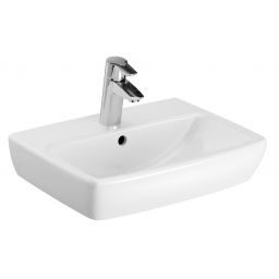 Geberit Selnova Square umywalka 45x35 cm prostokątna ścienna-nablatowa biała 500.322.01.7