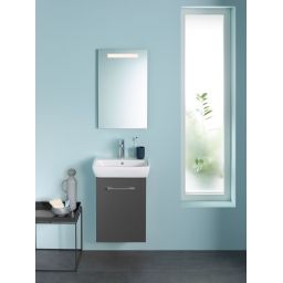 Geberit Selnova Square umywalka 45x35 cm prostokątna ścienna-nablatowa biała 500.322.01.7