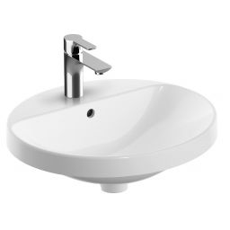 Geberit Variform umywalka 50x45 cm wpuszczana owalna biała 500.712.01.2