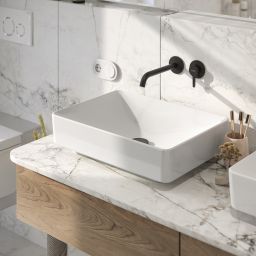 Geberit Variform umywalka 55x40 cm nablatowa prostokątna biała 500.779.01.2