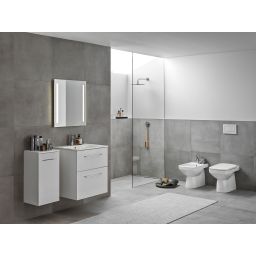 Geberit Selnova Square umywalka 60x48 cm prostokątna meblowa-wpuszczana biała 500.994.00.1