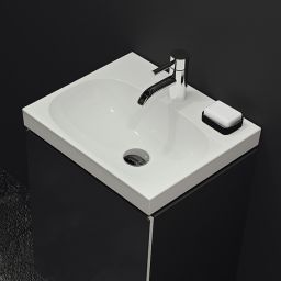 Geberit Acanto umywalka 45x38 cm prostokątna ścienna-meblowa-nablatowa biała 500.636.01.2