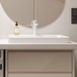 Geberit Variform umywalka 55x45 cm wpuszczana prostokątna biała 500.740.01.2
