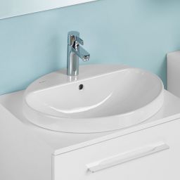 Geberit Variform umywalka 50x45 cm wpuszczana owalna biała 500.712.01.2