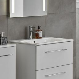 Geberit Selnova Square umywalka 60x48 cm prostokątna meblowa-wpuszczana biała 500.994.00.1