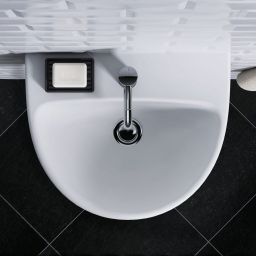 Geberit Selnova umywalka 55x44 cm półokrągła ścienna biała 500.315.01.7
