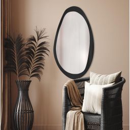 Guarda Giro Black lustro 60x110 cm czarny/srebrny TOS-GIR-BLACK-60x110