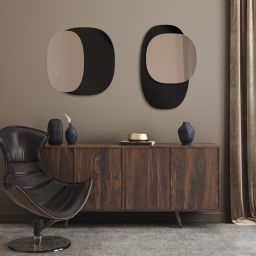 Guarda Gusto no. 2 Black lustro 50x80 cm czarny/srebrny TOS-GUS2-BLACK-50x80