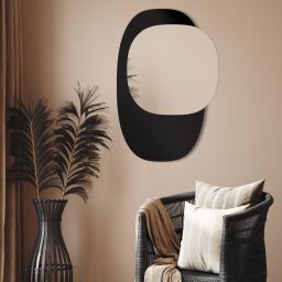 Guarda Gusto no. 2 Black lustro 50x80 cm czarny/srebrny TOS-GUS2-BLACK-50x80