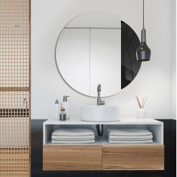 Guarda Prato Black lustro 60x60 cm czarny/srebrny TOS-PRA-BLACK-60x60