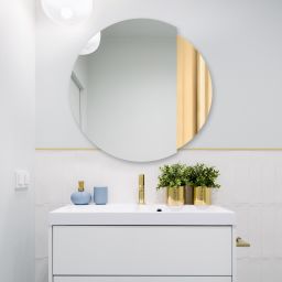 Guarda Prato Gold lustro 60x60 cm złoty/srebrny TOS-PRA-GOLD-60x60