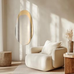 Guarda Smoky Gold lustro 50x100 cm złoty/srebrny TOS-SMO-GOLD-50x100