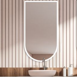 Guarda Tamo lustro z ramą 60x130 cm biały FOR-TAM-BIALY-60x130