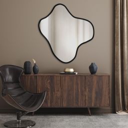 Guarda Torus Black lustro 110x110 cm czarny/srebrny TOS-TOR-BLACK-110x110