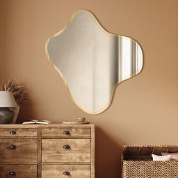 Guarda Torus Gold lustro 90x90 cm złoty/srebrny TOS-TOR-GOLD-90x90