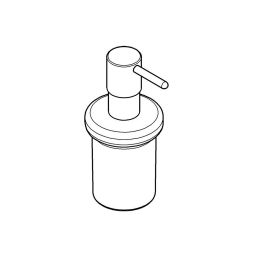 Grohe Essentials dozownik do mydła 160 ml ścienny brushed cool sunrise 40394GN1