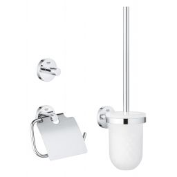Grohe Essentials zestaw akcesoriów 3w1 StarLight Chrome 40407001