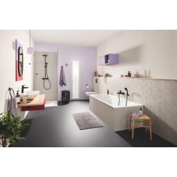 Grohe Start uchwyt na papier toaletowy czarny 412002430