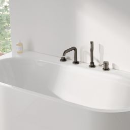 Grohe Essence bateria wannowo-prysznicowa nawannowa Brushed Hard Graphite 19578AL1