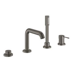 Grohe Essence bateria wannowo-prysznicowa nawannowa Brushed Hard Graphite 19578AL1