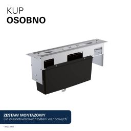 Grohe Essence bateria wannowo-prysznicowa nawannowa Brushed Hard Graphite 19578AL1