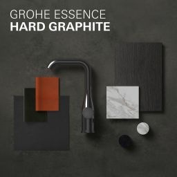 Grohe Essence bateria wannowo-prysznicowa nawannowa Brushed Hard Graphite 19578AL1