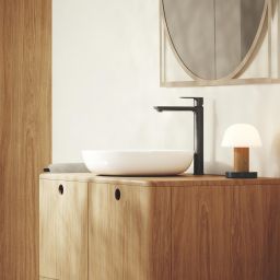 Grohe Lineare New bateria umywalkowa stojąca czarna 234052431