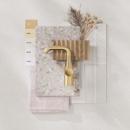 Grohe Essence bateria umywalkowa stojąca brushed cool sunrise 23462GN1