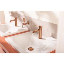 Grohe Essence bateria umywalkowa stojąca Brushed Warm Sunset 23590DL1