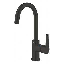 Grohe Start bateria umywalkowa stojąca wysoka czarny mat 242032432