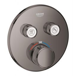 Grohe Grohtherm SmartControl bateria wannowo-prysznicowa ścienna z termostatem Hard Graphite 29119A00