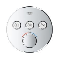 Grohe Grohtherm SmartControl bateria wannowo-prysznicowa podtynkowa termostatyczna StarLight Chrome 29121000