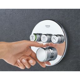 Grohe Grohtherm SmartControl bateria wannowo-prysznicowa podtynkowa termostatyczna StarLight Chrome 29121000