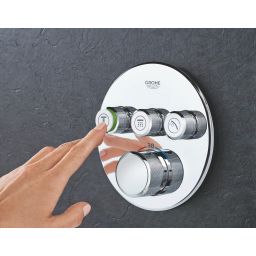 Grohe Grohtherm SmartControl bateria wannowo-prysznicowa podtynkowa termostatyczna StarLight Chrome 29121000