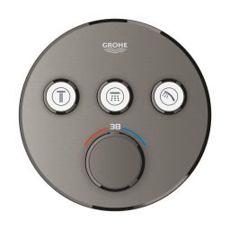 Grohe Grohtherm SmartControl bateria wannowo-prysznicowa podtynkowa termostatyczna brushed hard graphite 29121AL0