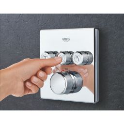 Grohe Grohtherm SmartControl bateria wannowo-prysznicowa podtynkowa termostatyczna StarLight Chrome 29126000
