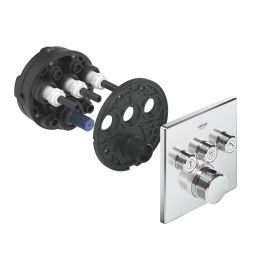 Grohe Grohtherm SmartControl bateria wannowo-prysznicowa podtynkowa termostatyczna StarLight Chrome 29126000