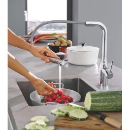 Grohe Essence bateria kuchenna stojąca StarLight Chrome 30270000