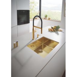 Grohe Essence bateria kuchenna stojąca Brushed Cool Sunrise 30294GN0