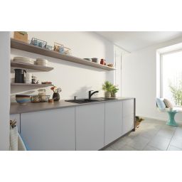 Grohe Start bateria kuchenna stojąca z wyciąganą wylewką czarny mat 305312431