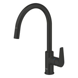 Grohe Start Edge bateria kuchenna stojąca czarny mat 305502430