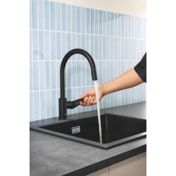 Grohe Start Edge bateria kuchenna stojąca czarny mat 305502430