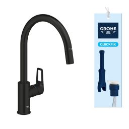 Grohe Start Edge bateria kuchenna stojąca czarna 305562430